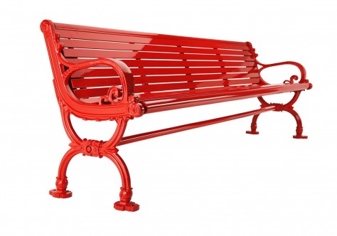 cat iron bench