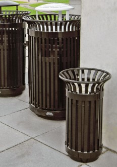 ash urn with litter receptacles