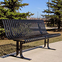 steel bench