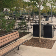 picnic tables and benches